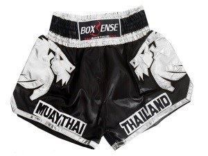 Boxsense Muay Thai Boxing Shorts : BXS-303 Lions Black
