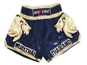 Boxsense Kids Muay Thai Shorts : BXS-303-Navy