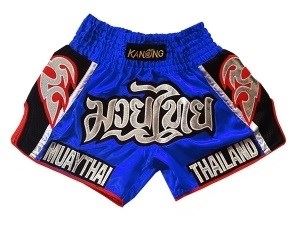 Kanong Muay Thai Boxing Shorts : KNSRTO-207-Blue
