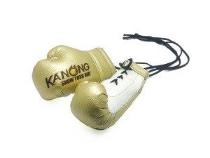 Kanong Hanging Small Boxing Gloves : Gold