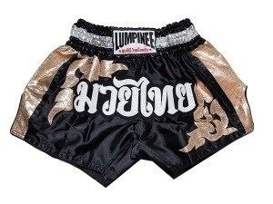 Lumpinee Muay Thai Boxing Shorts : LUM-043-Black