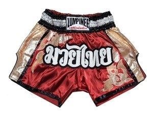 Lumpinee Muay Thai Boxing Shorts : LUM-043-Red