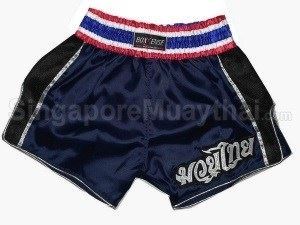 Boxsense Woman Muay Thai Boxing Shorts : BXSRTO-001-Navy-W