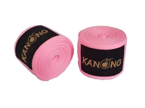Kanong Standard Boxing Handwraps : Pink