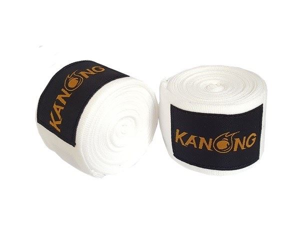 Kanong Standard Boxing Handwraps : White