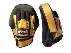 Kanong Wide and Long Punch Pads : Black/Gold