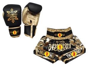 Custom Muay Thai Gloves and Muay Thai Shorts