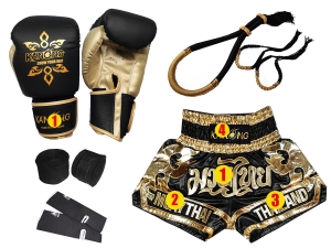 Custom Muay Thai Gloves and Shorts with Muay Thai Gear