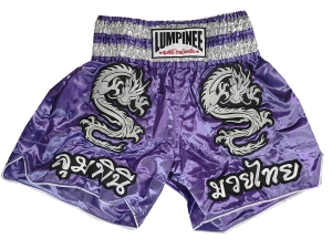 Lumpinee Muay Thai Boxing Shorts : LUM-038-Purple
