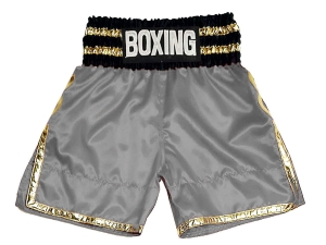 Personalized Boxing Shorts : KNBSH-039-Grey