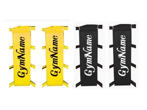 Custom Muay Thai Boxing Ring Corner Pads, Corner Cushions (Set 4 pcs) : Yellow / Black