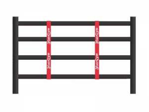 Custom Muay Thai Boxing Ring Rope Separators (set of 4 or 8 pcs) : Red