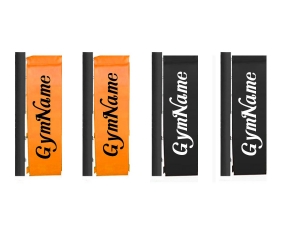 Custom Muay Thai Ring Turnbuckle Corner Wraps (complete set of 4 pcs) : Orange/Black