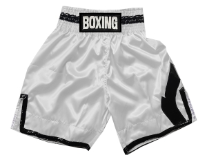 Personalized Boxing Shorts : KNBSH-036-White