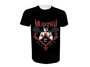 Custom Muay Thai T-Shirt with Your Name : KNTSHCUST-001