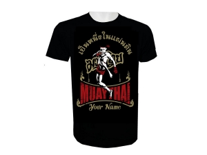 Custom Muay Thai T-Shirt with Your Name : KNTSHCUST-009