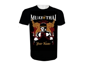 Custom Muay Thai T-Shirt with Your Name : KNTSHCUST-011