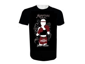 Custom Muay Thai T-Shirt with Your Name : KNTSHCUSTWO-003