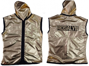 Custom Muay Thai Hoodies : KNHODCUST-003-Gold