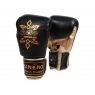 Custom Lace-up Boxing Gloves : Black-Blue