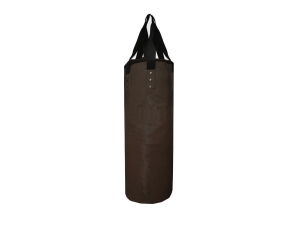 Custom Text or Logo Professional Muay Thai Heavy Bag (unfilled) : DarkBrown 120 cm