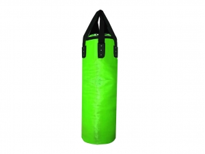 Custom Text or Logo Professional Muay Thai Heavy Bag (unfilled) : Lime 120 cm