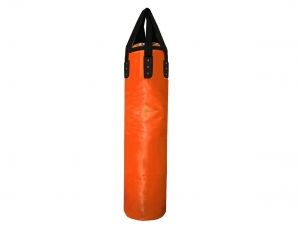 Custom Text or Logo Professional Muay Thai Heavy Bag (unfilled) : Orange 180 cm