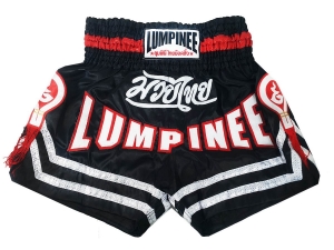Lumpinee Children Muay Thai Boxing Shorts : LUM-036-Black-K