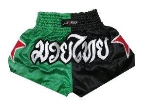 Boxsense Kid Muay Thai Shorts : BXSKID-005-Green