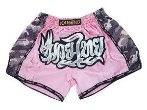 Kanong Muay Thai Boxing Shorts : KNSRTO-231-Pink