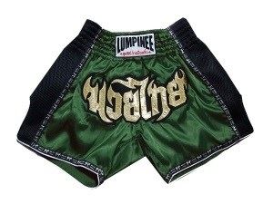 Lumpinee Kids Muay Thai Shorts : LUMRTO-003-DarkGreen-K