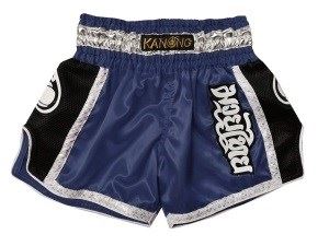 Kanong Muay Thai Boxing Shorts : KNSRTO-208-Navy