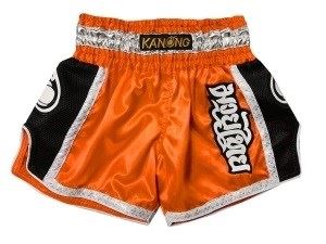 Kanong Muay Thai Boxing Shorts : KNSRTO-208-Orange