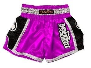 Kanong Muay Thai Boxing Shorts : KNSRTO-208-Purple