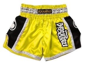 Kanong Muay Thai Boxing Shorts : KNSRTO-208-yellow