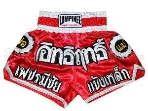 Lumpinee Woman Muay Thai Boxing Shorts : LUM-016-W Red