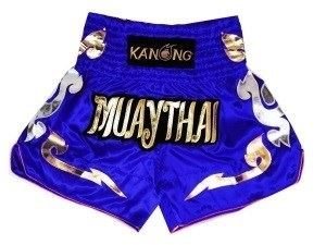 Kanong Muay Thai Boxing Shorts : KNS-126-Blue