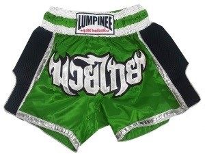 Lumpinee Muay Thai Boxing Shorts : LUM-023-Green