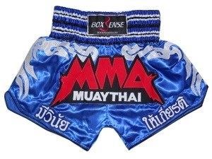 Boxsense Muay Thai Boxing Shorts : BXS-066-Blue
