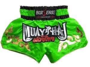 Boxsense Muay Thai Boxing Shorts : BXS-092-Lime