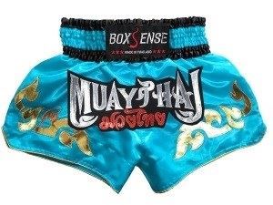 Boxsense Muay Thai Boxing Shorts : BXS-092-Skyblue