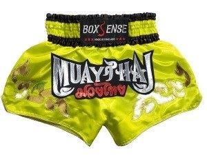 Boxsense Muay Thai Boxing Shorts : BXS-092-Yellow