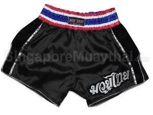 Boxsense Woman Muay Thai Boxing Shorts : BXSRTO-001-Black-W Retro
