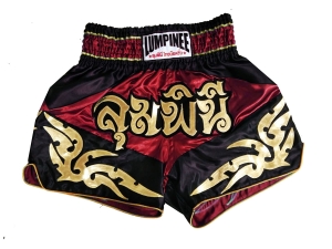 Lumpinee Muay Thai Boxing Shorts : LUM-049-Red