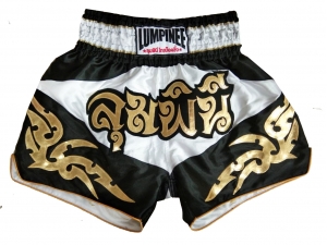 Lumpinee Muay Thai Boxing Shorts : LUM-049-White