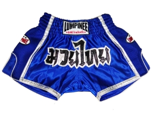 Lumpinee Muay Thai Boxing Shorts : LUMRTO-005-Blue
