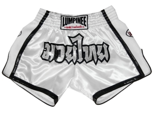 Lumpinee Muay Thai Boxing Shorts : LUMRTO-005-White