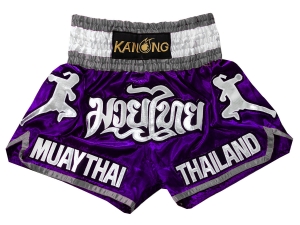 Kanong Muay Thai Boxing Shorts : KNS-133-Violet