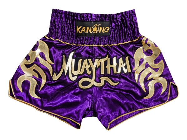 Kanong Muay Thai Boxing Shorts : KNS-134-Purple