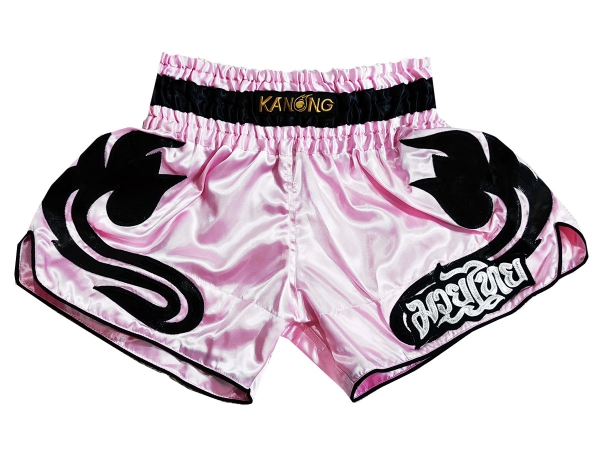 Kanong Muay Thai Boxing Shorts : KNSRTO-209-Pink